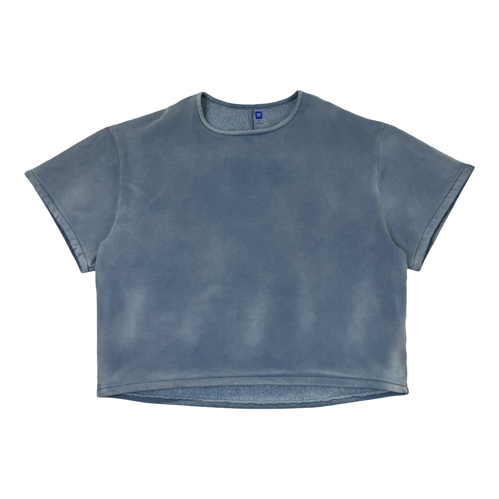 Yeezy Gap Engineered by Balenciaga Fleece Yoke T-Shirt Bluestone