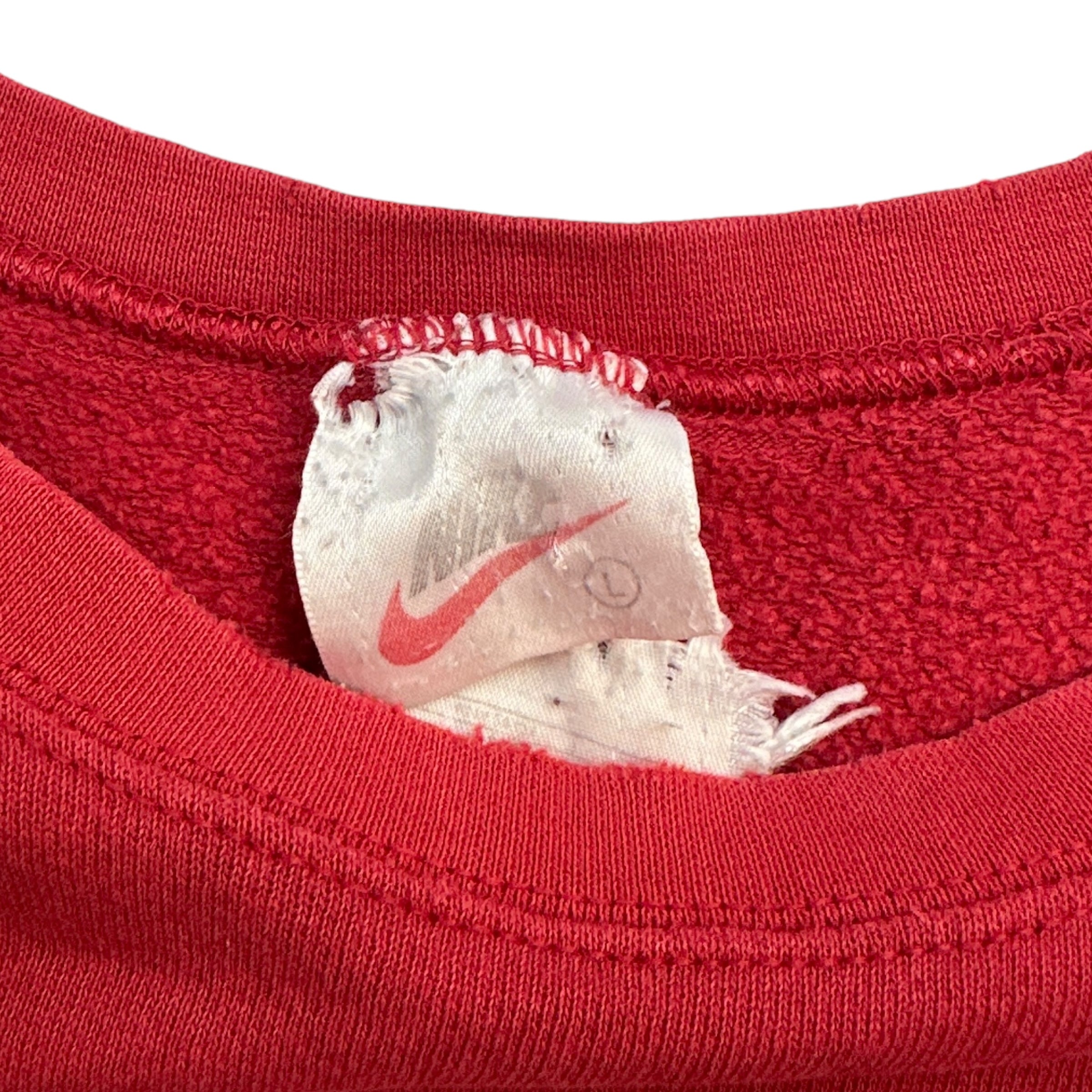Vintage Nike Small Swoosh Crewneck Red