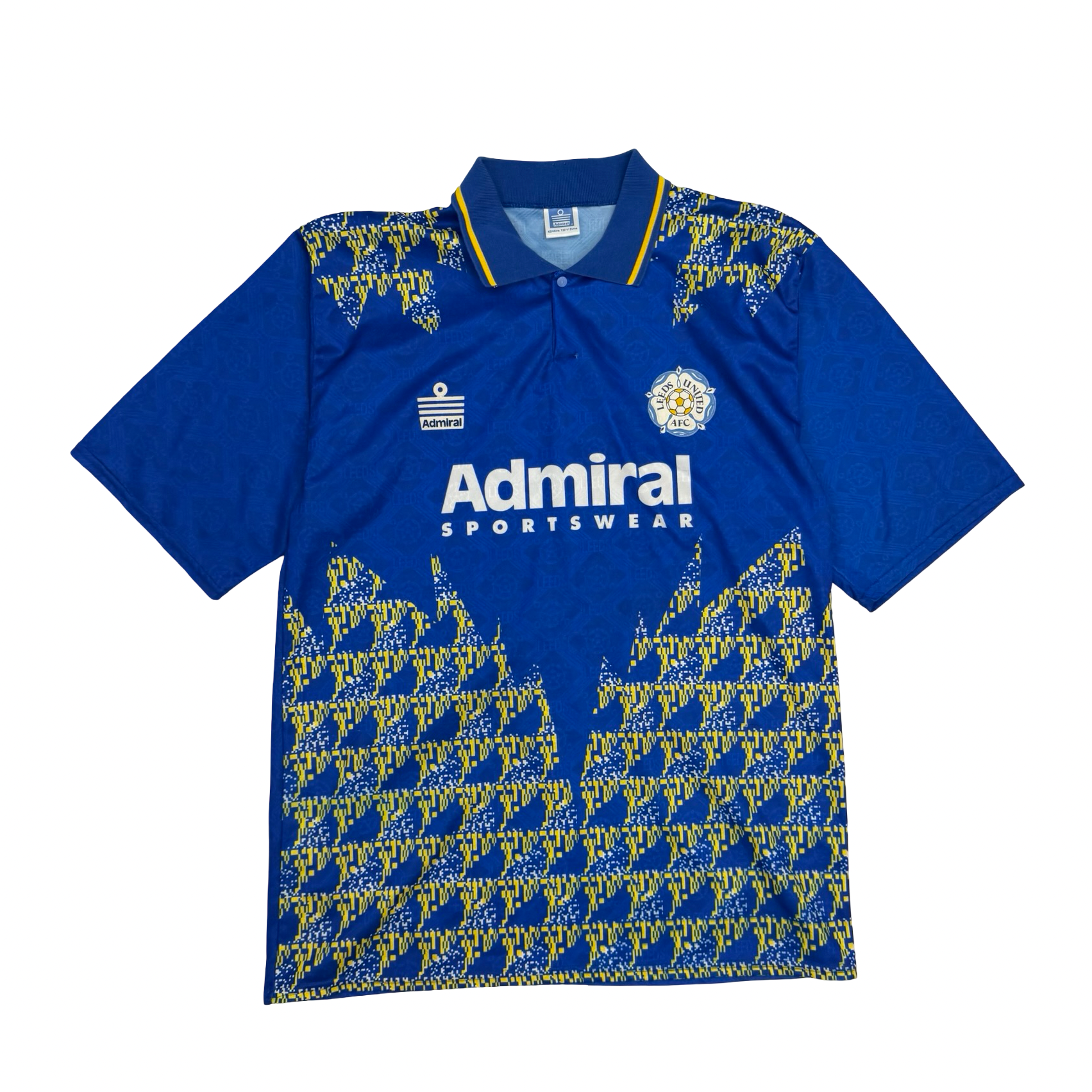 Vintage Admiral 1992-93 Leeds Away Jersey Blue