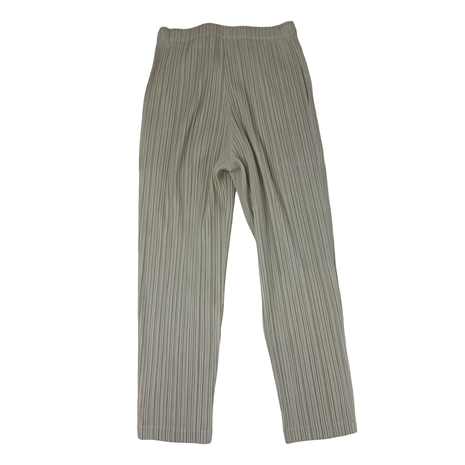 (W) Issey Miyake Pleats Please Trousers Light Grey