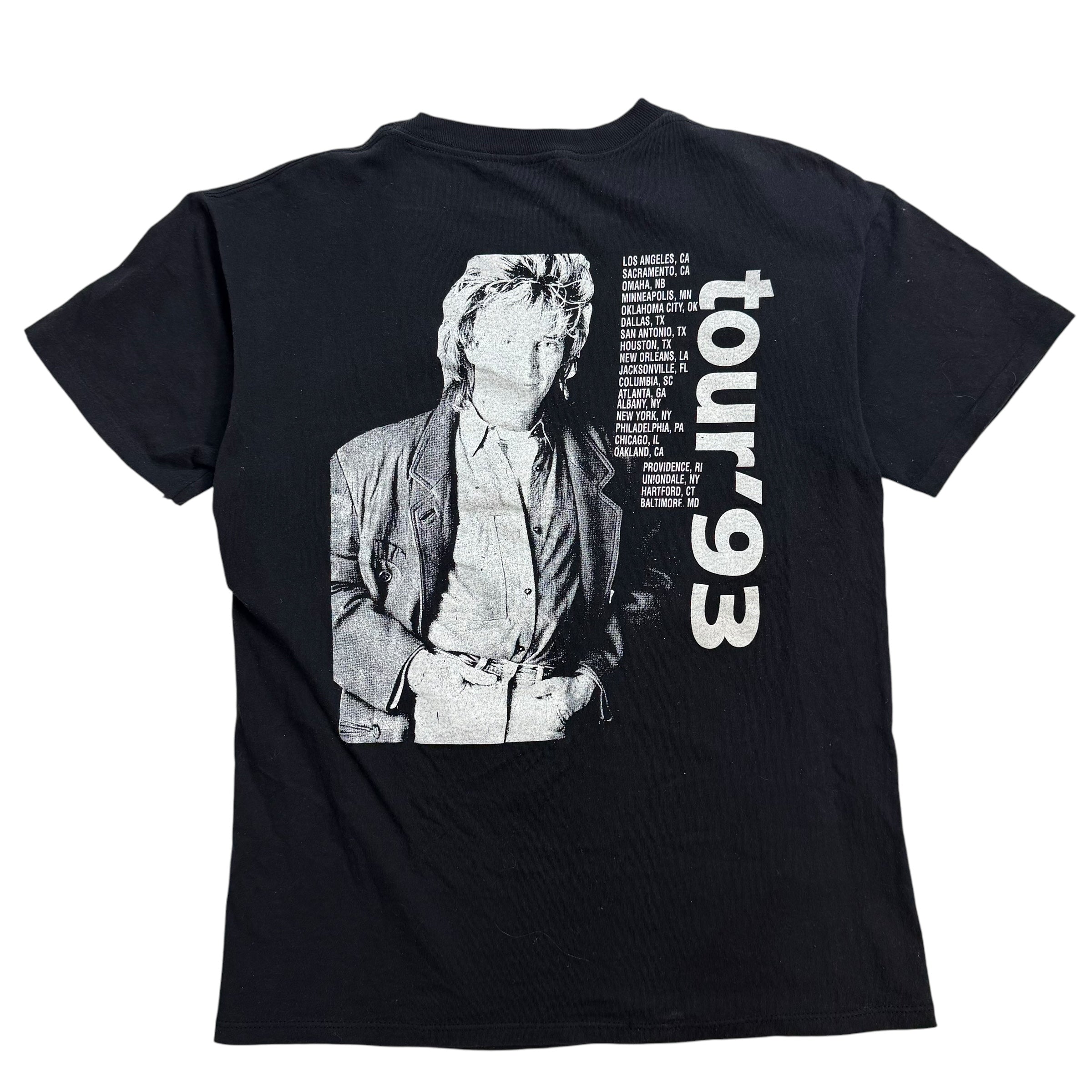 1993 Rod Stewart ‘Unplugged… And Seated’ Tour Tee Black