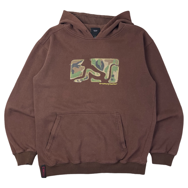 Vintage Y2K Drunknmunky Patch Logo Hoodie