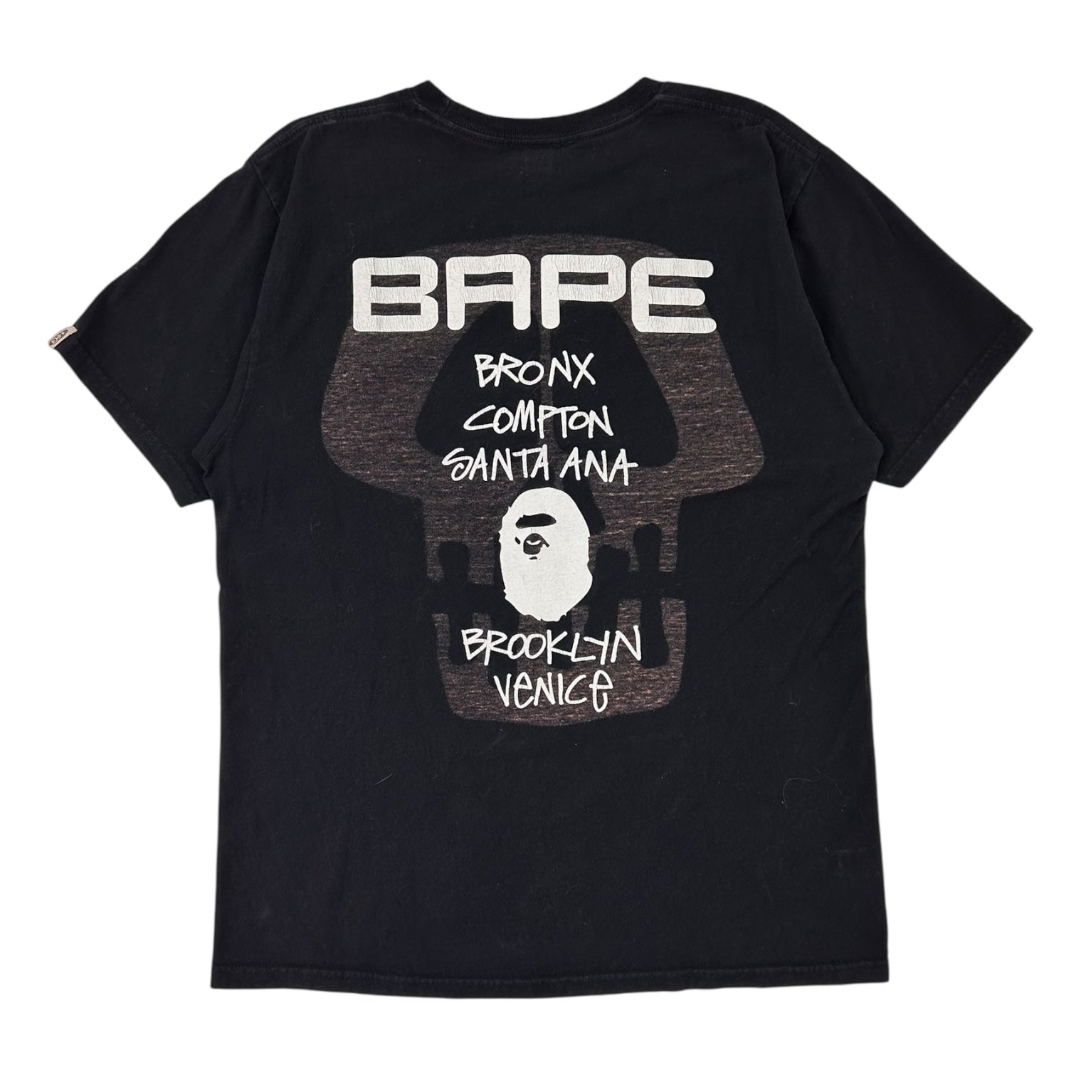 Stussy X Bape World Tour T-Shirt Black