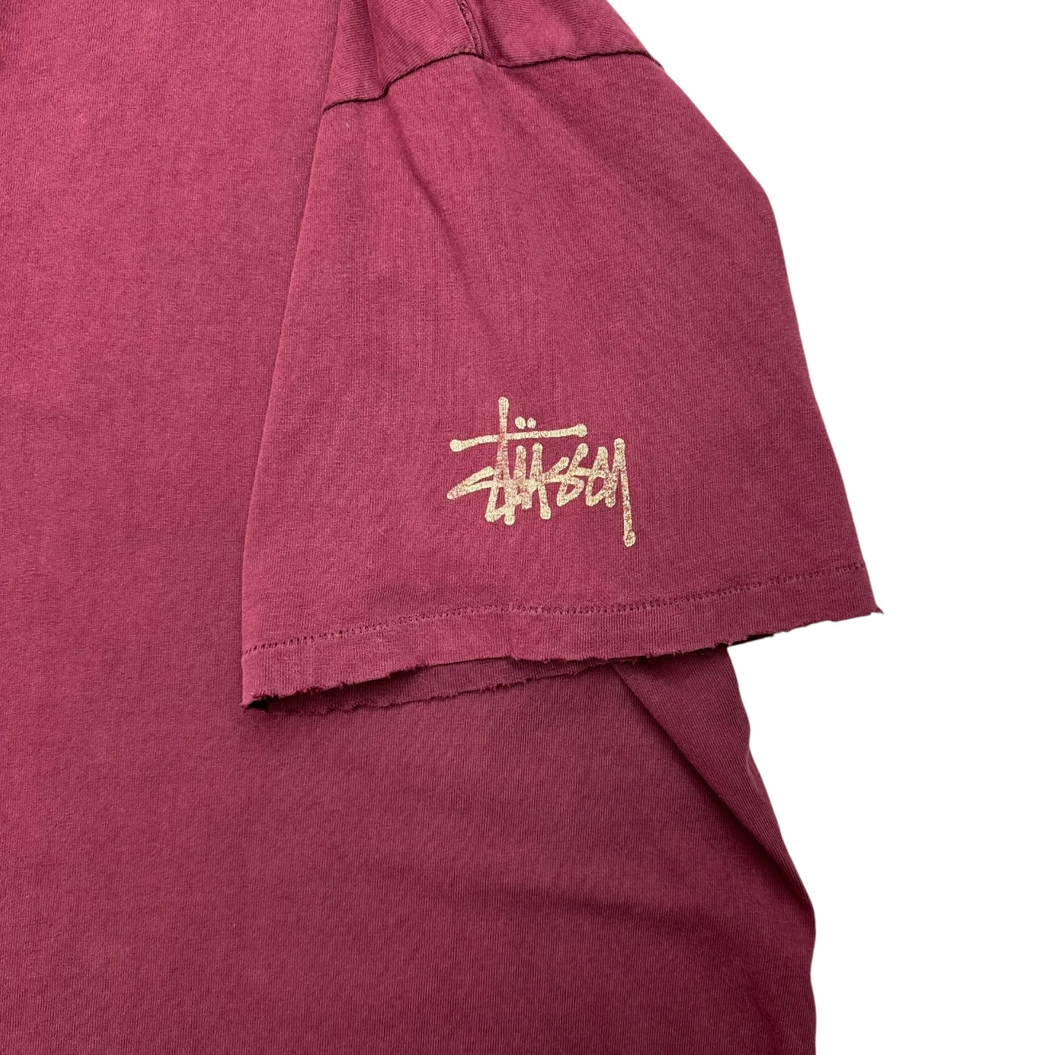 Vintage Stussy Peanut Man Tee Burgundy