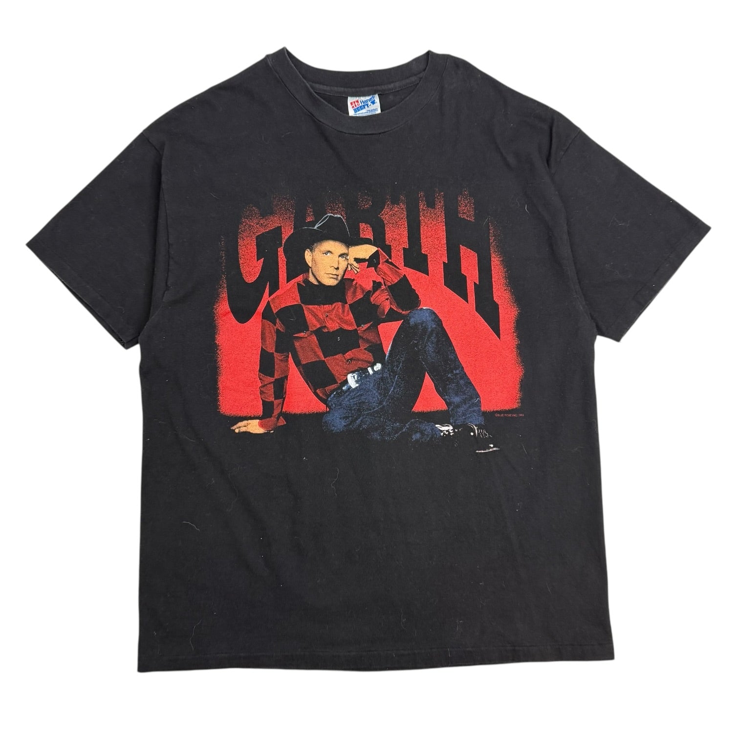 Vintage Garth Brooks On Tour Tee Black