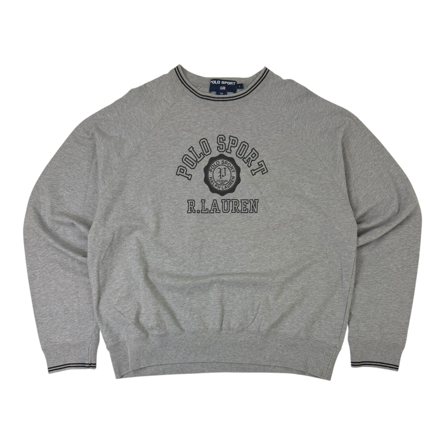 Vintage Polo Sport Crewneck Grey