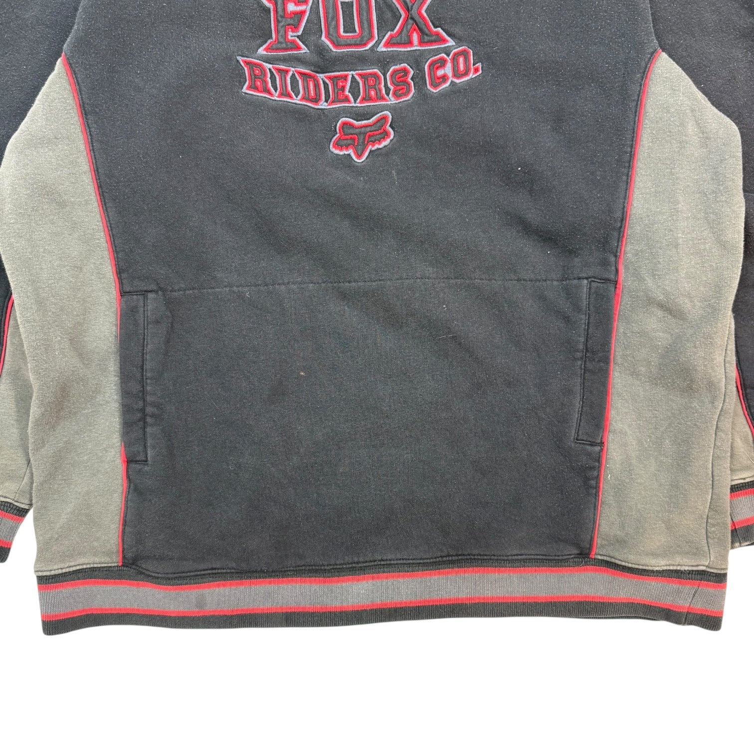 Vintage Fox Riders Co Hoodie Black/Grey