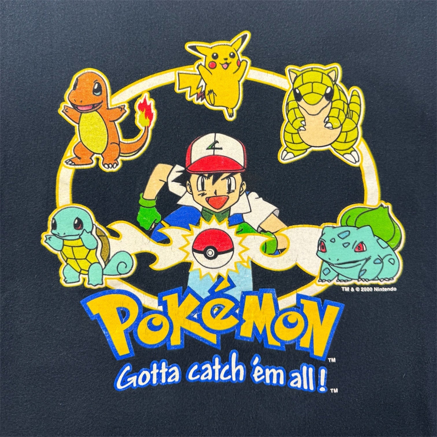 2000 Pokemon “Gotta Catch ‘Em All” Anime T-Shirt