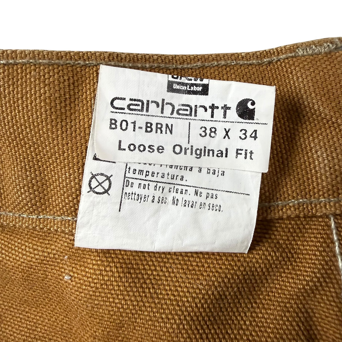 Vintage Carhartt Double Knee Pants Tan