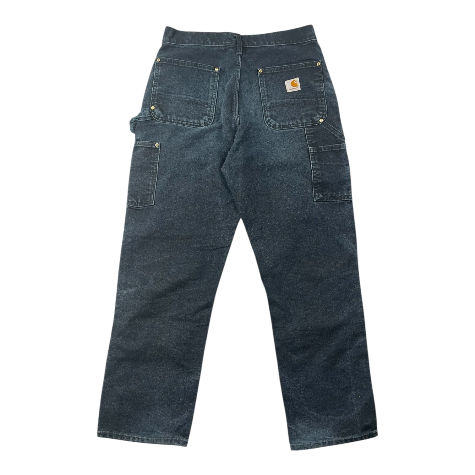 Vintage Carhartt Double Knee Pants Faded Black