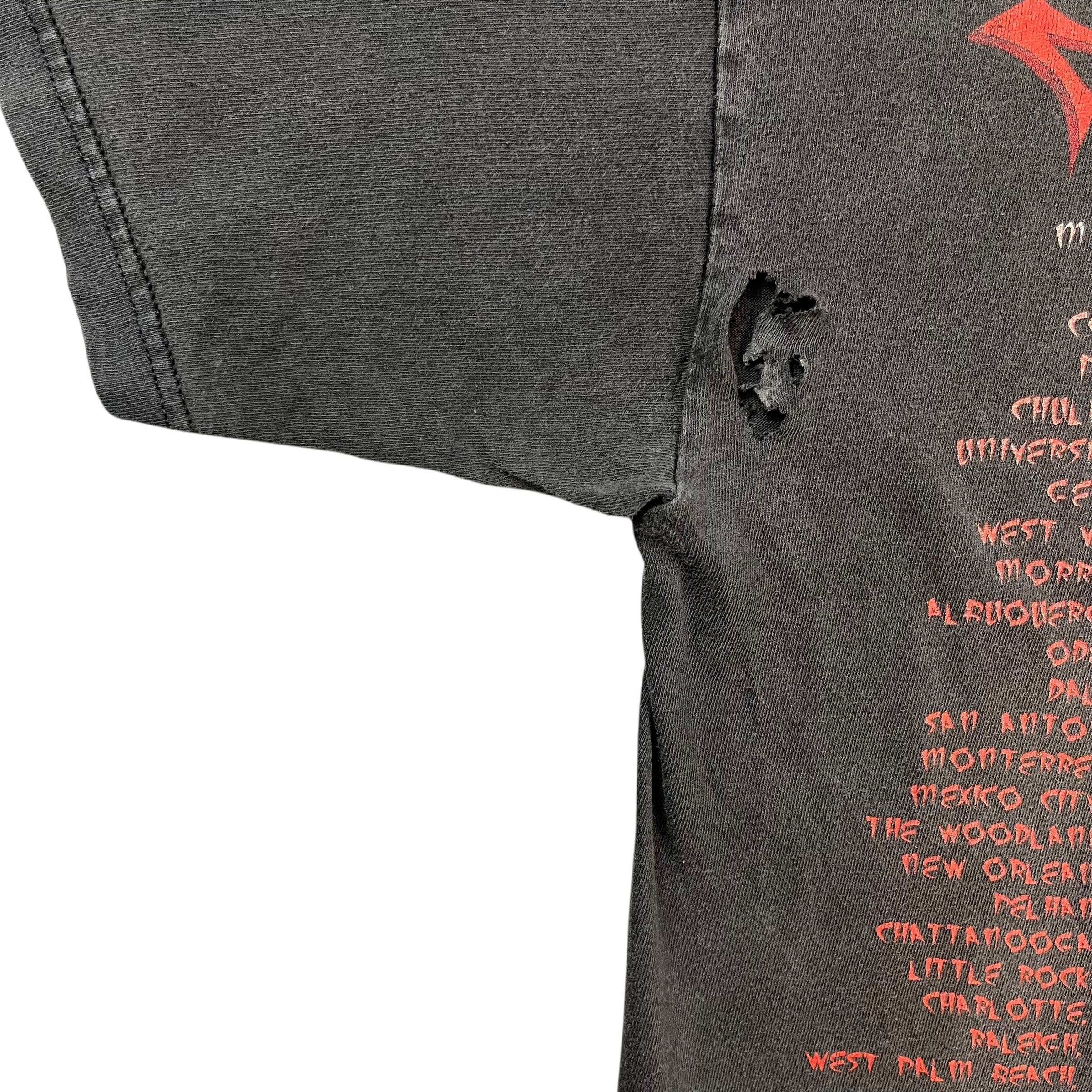 2000 Motley Crüe Maximum Rock Tour Tee Black