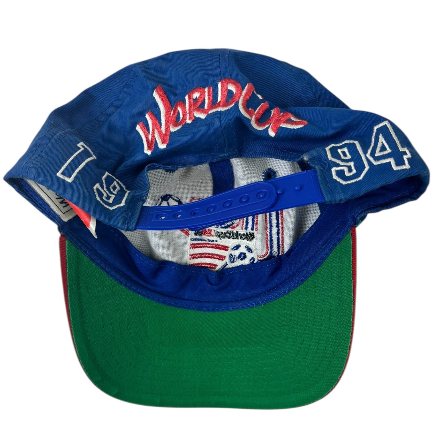 Vintage 1994 USA World Cup SnapBack Hat Blue