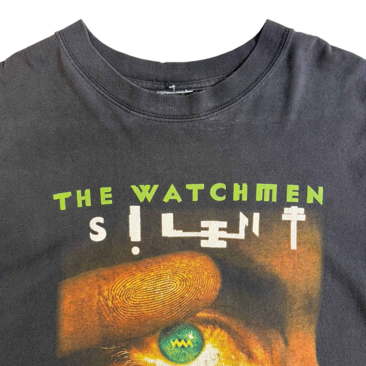 Vintage 1998 Silent Radar Watchmen T-Shirt Black