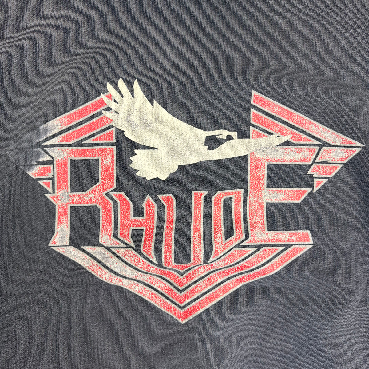 Rhude Malibu Hoodie Washed Black