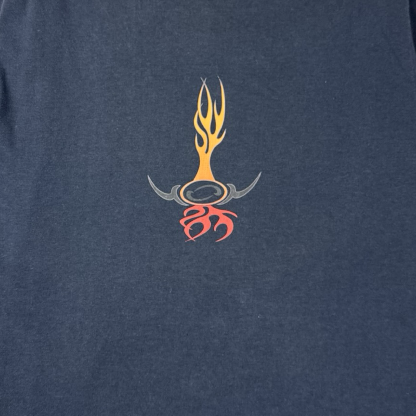 Vintage Y2K Flame Sleeve Tribal  Longsleeve T-Shirt
