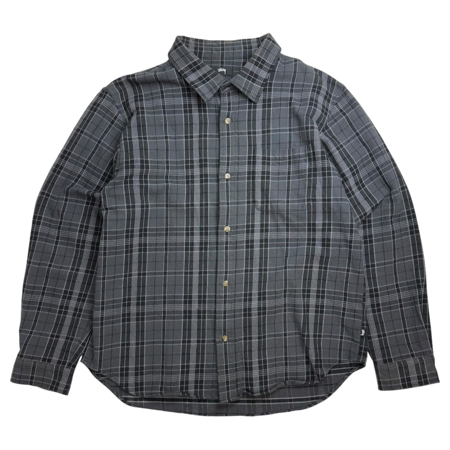 Stussy Flannel Grey/Black