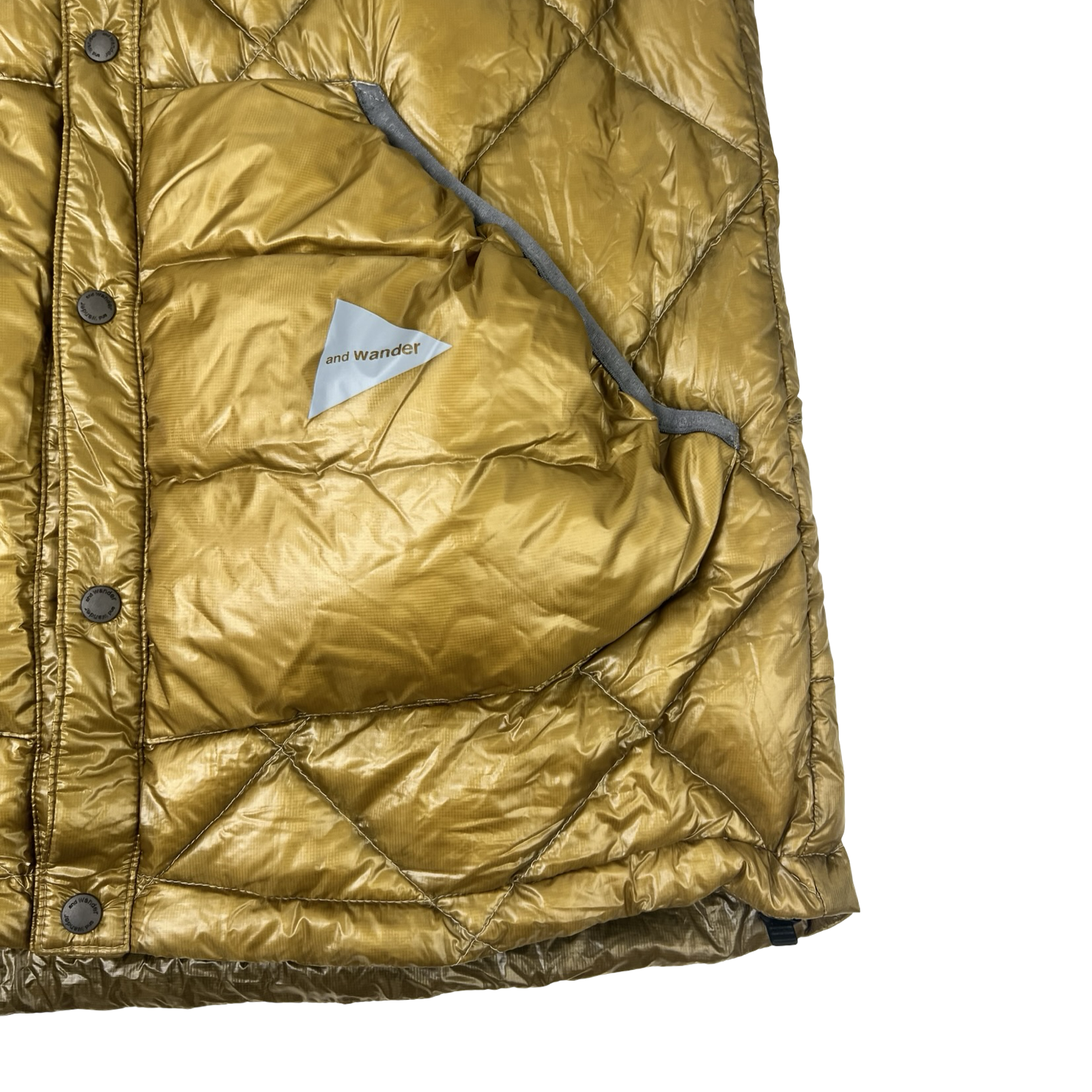 And Wander Diamond Stitch Down Vest