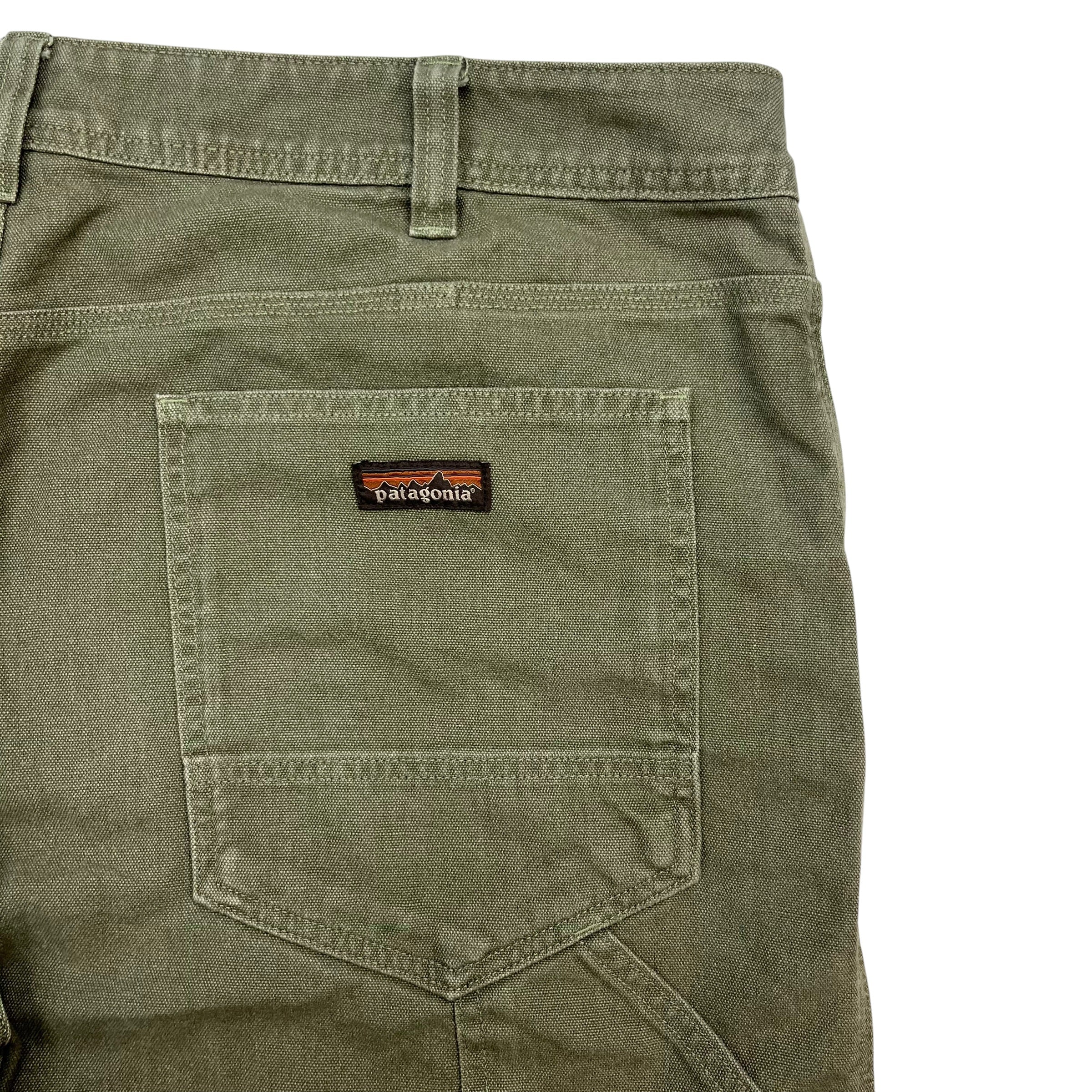 Vintage Patagonia Cargo Shorts Olive Green