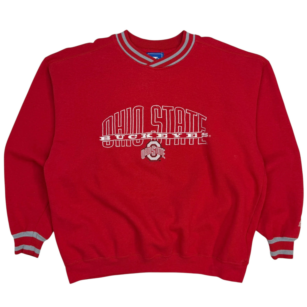 Vintage Ohio State Buckeyes Starter Crewneck Red