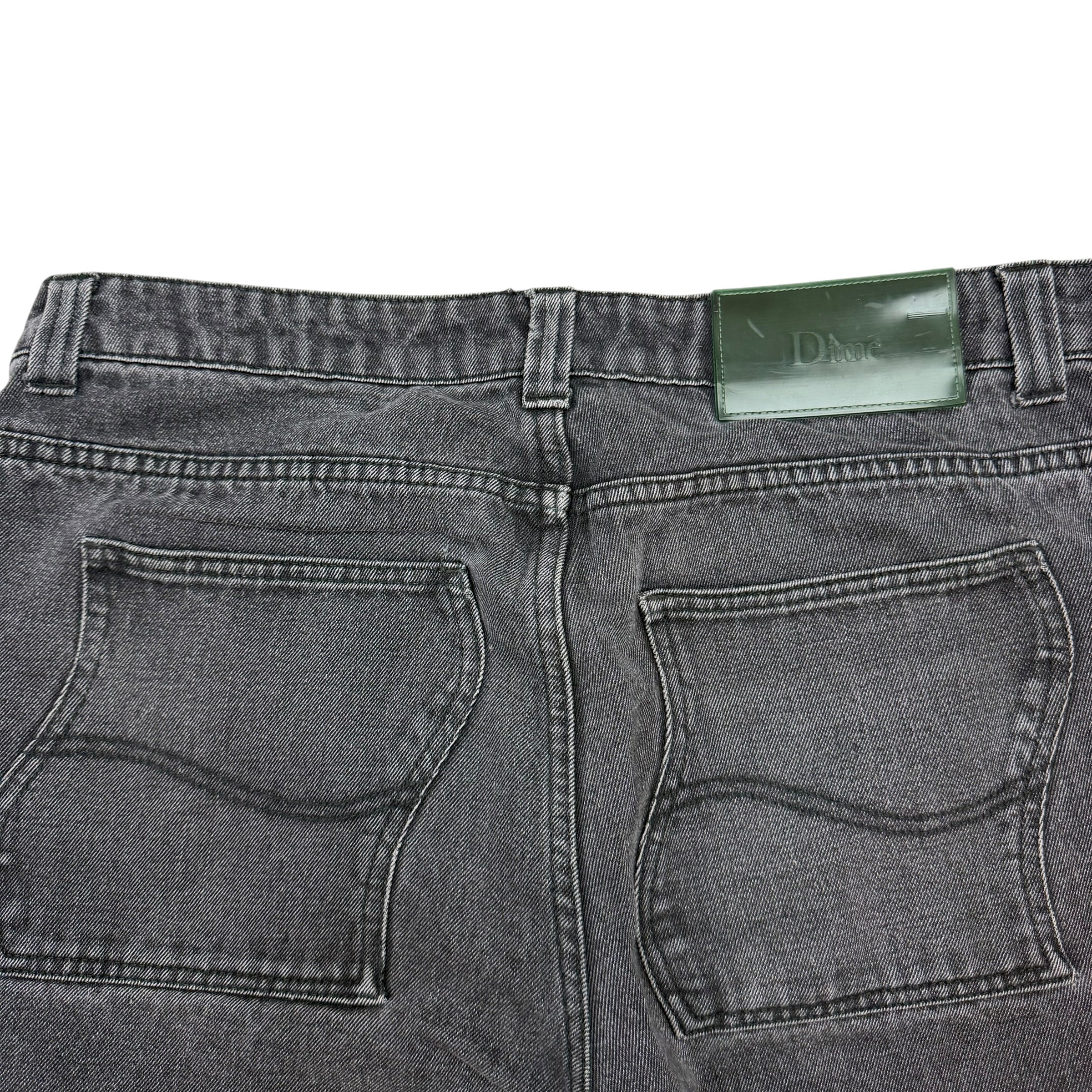 Dime Relaxed Denim Jeans Washed Black