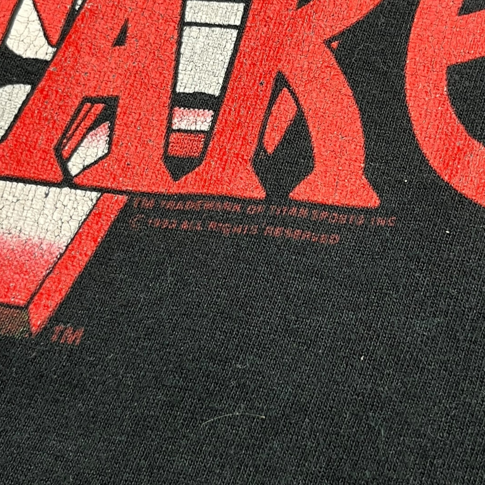 1993 WWF Undertaker Big Face T-Shirt