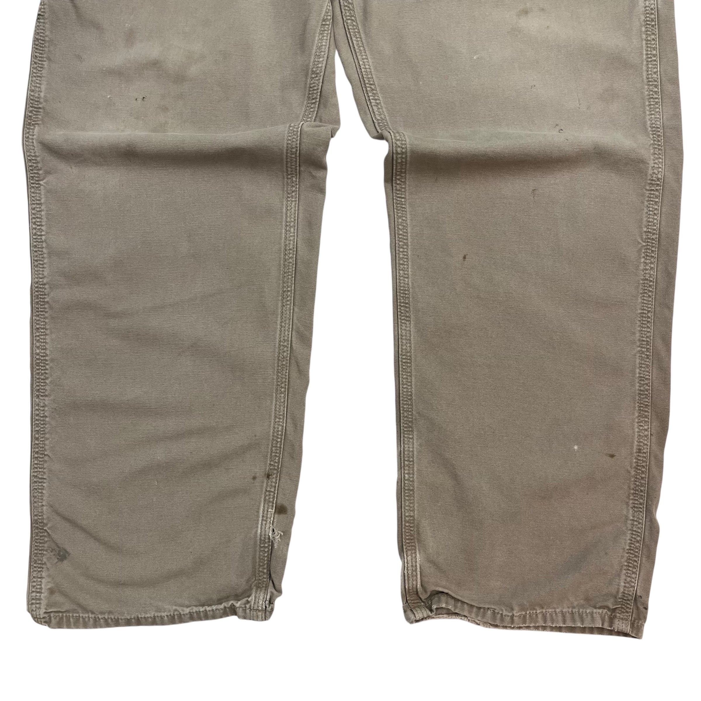Vintage Carhartt Dungaree Pants Beige