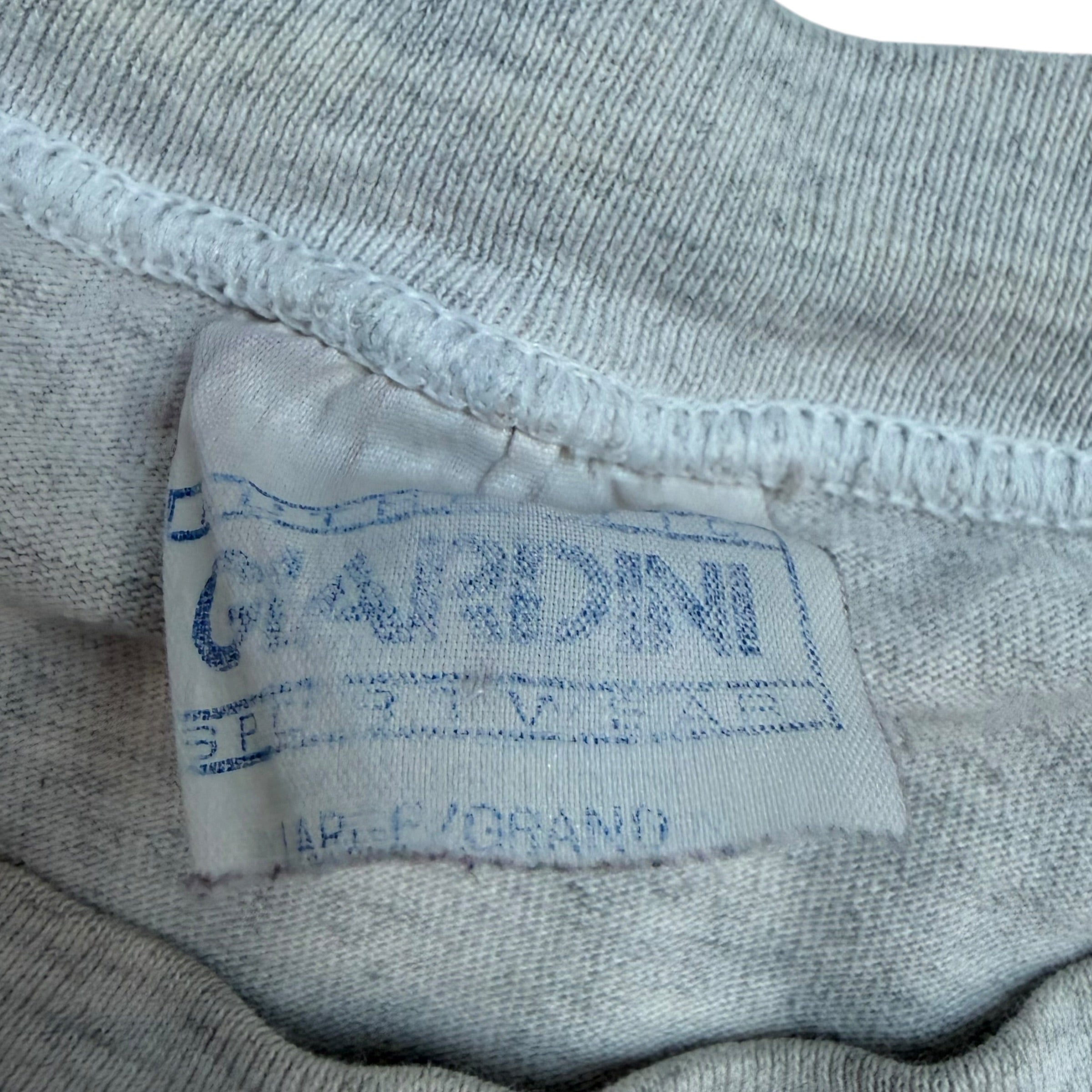 1994 Anaheim Ducks Cropped Tee Grey