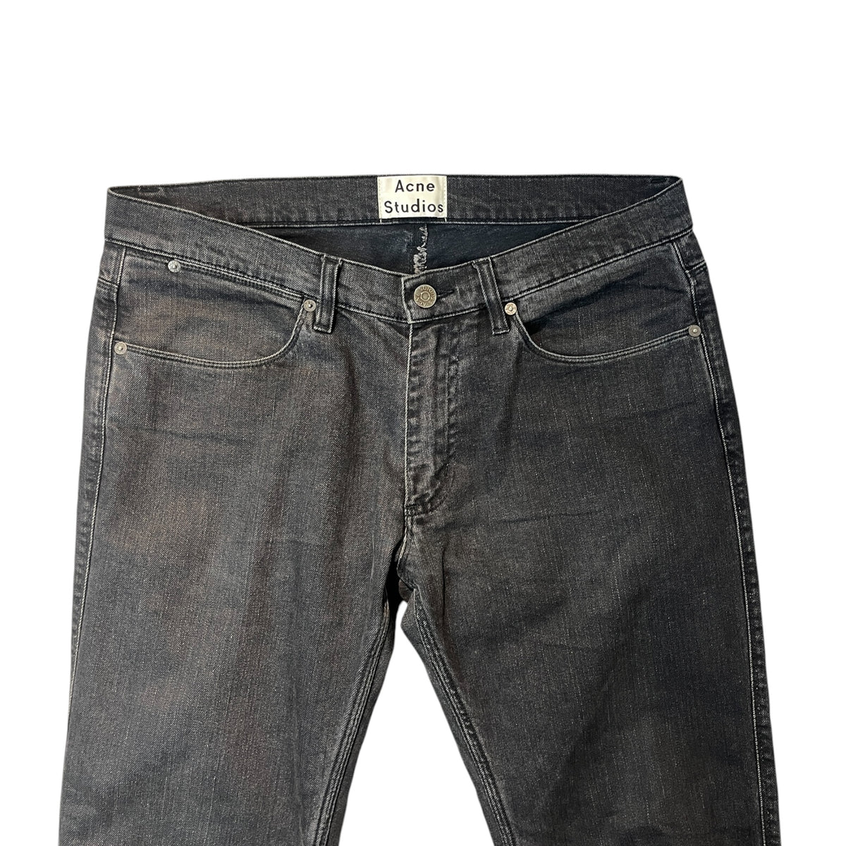 Acne Studios Max Cash Slim Jeans Faded Black