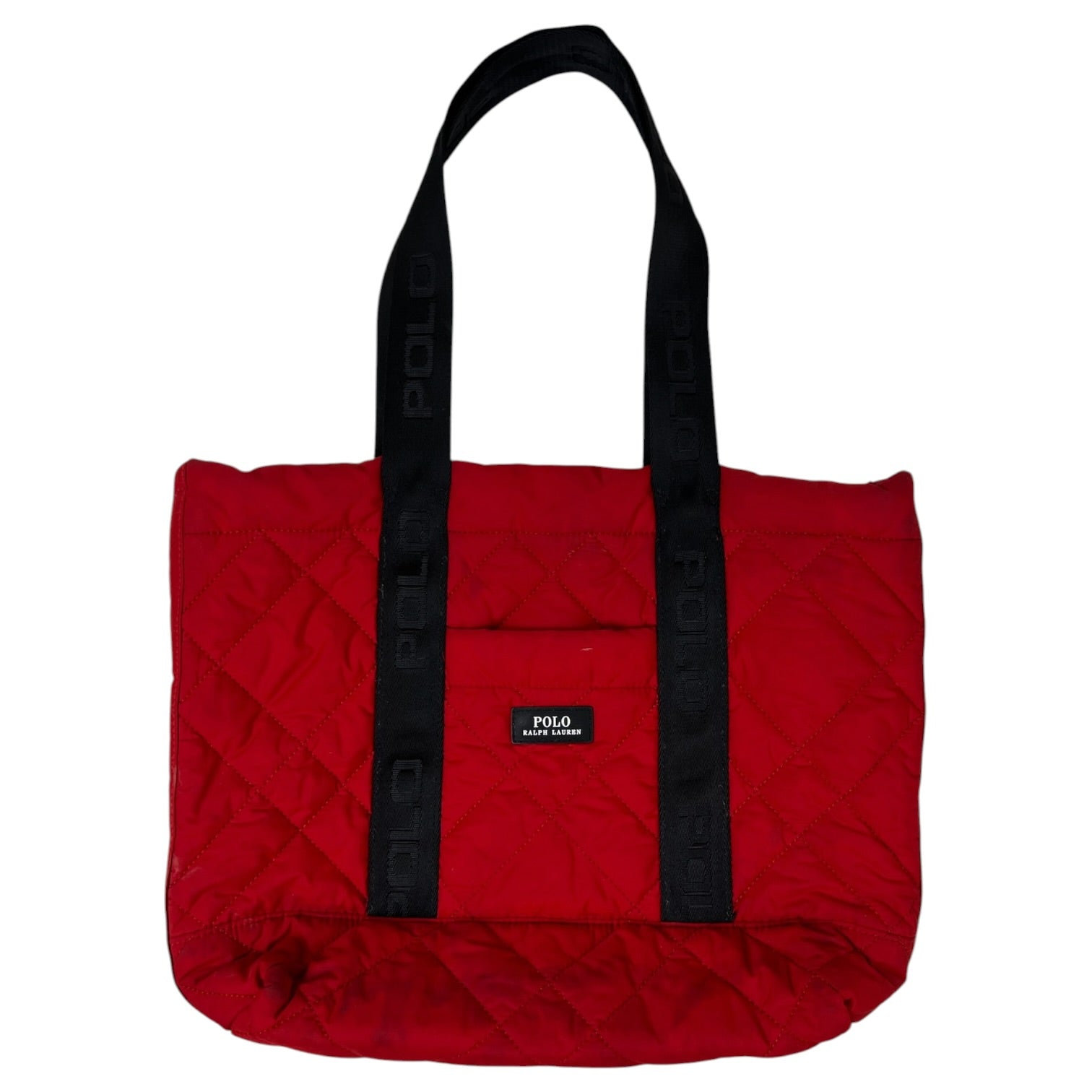 Polo Ralph Lauren Quilted Tote Bag Red
