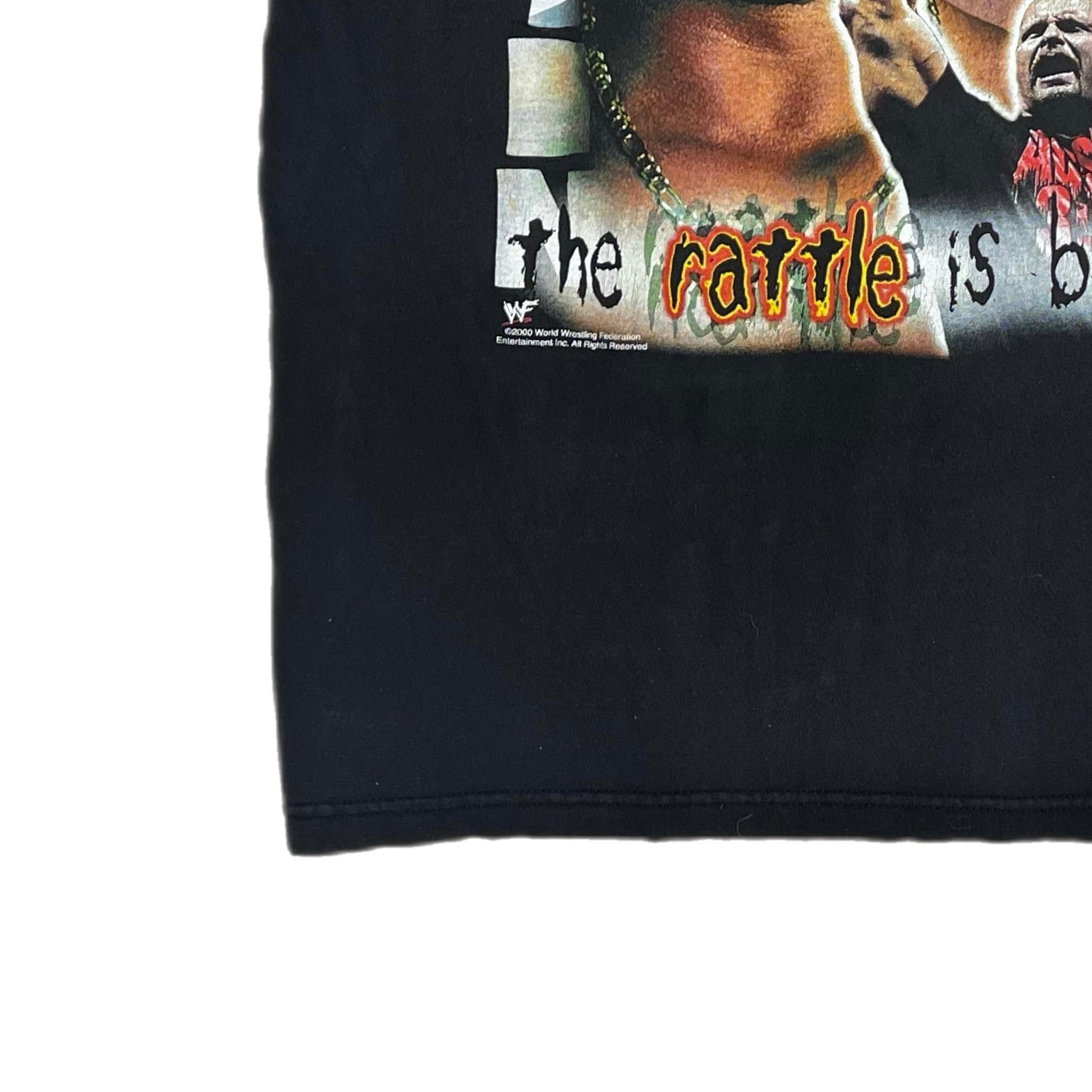 2000 Stone Cold WWF “The Rattle Is Back” Tee Black