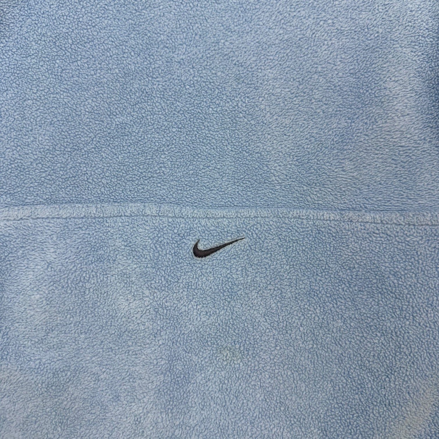 Vintage Nike Towel Fleece Hoodie Baby Blue