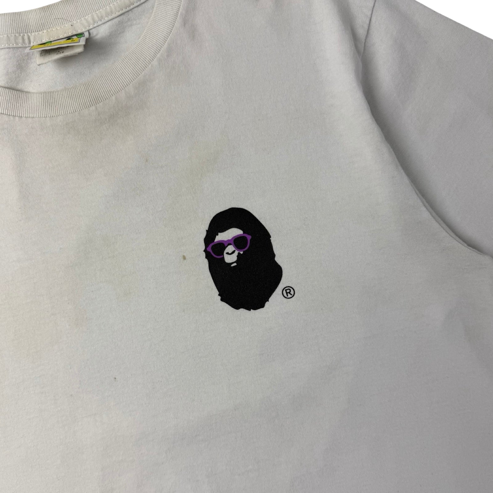 Bape Los Angeles Store College Shirt White