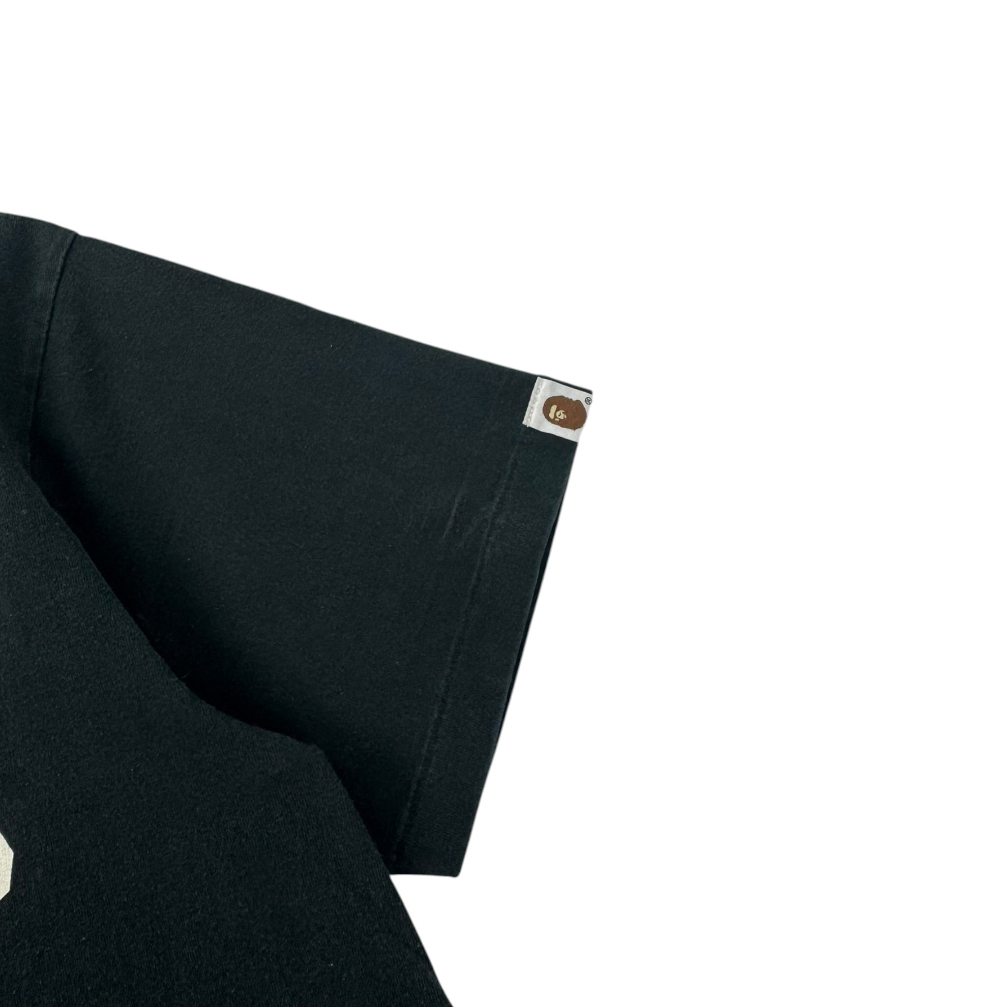 FW14 A Bathing Ape x Peanuts Tee Black