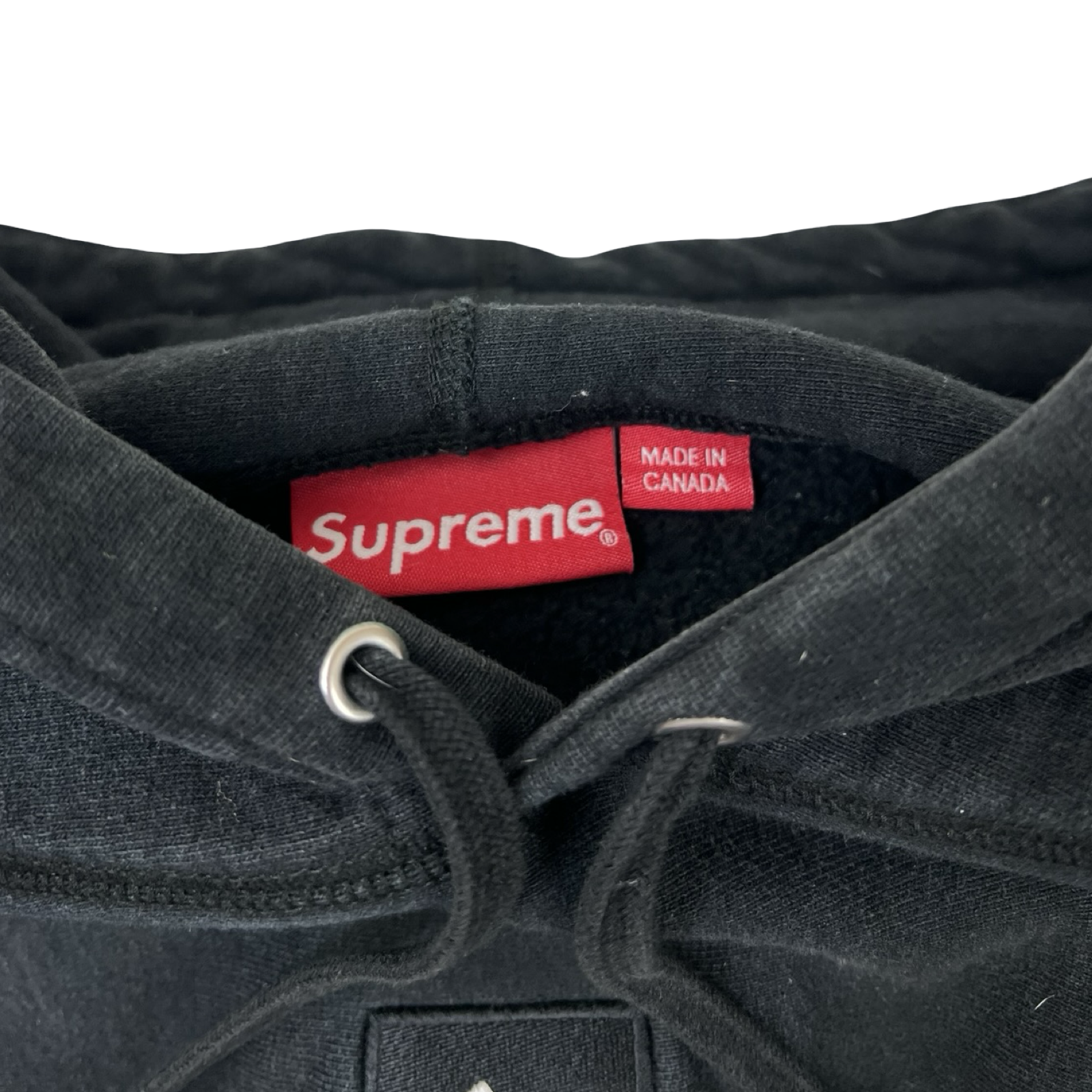 Supreme Cross Box Logo Hooded Sweatshirt Black