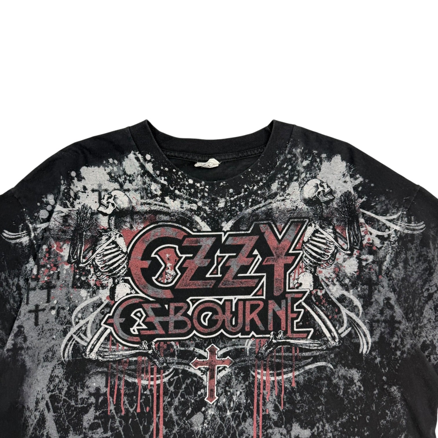 Vintage Ozzy Osbourne AOP Tee Black