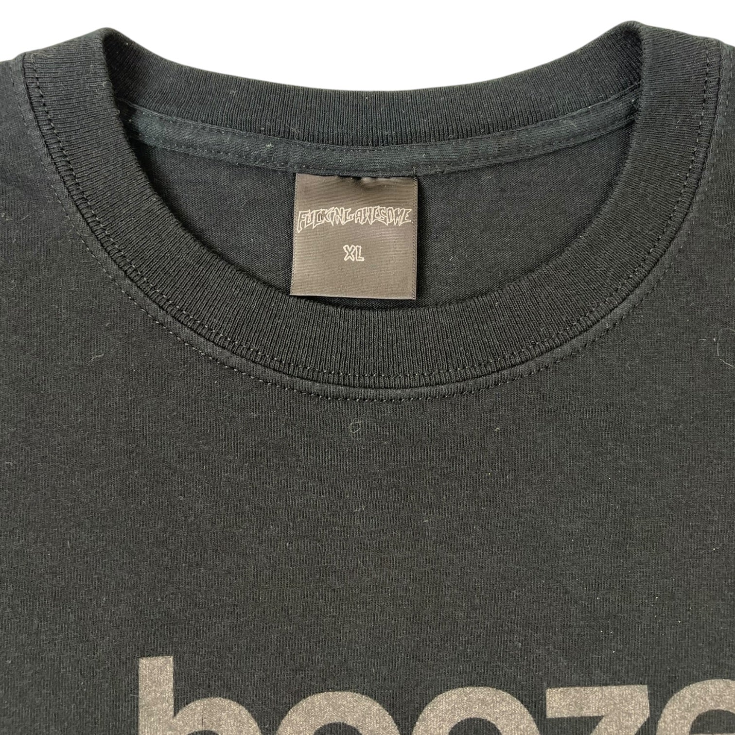 F*cking Awesome x Undftd “Booze and Shoes” T-Shirt Black