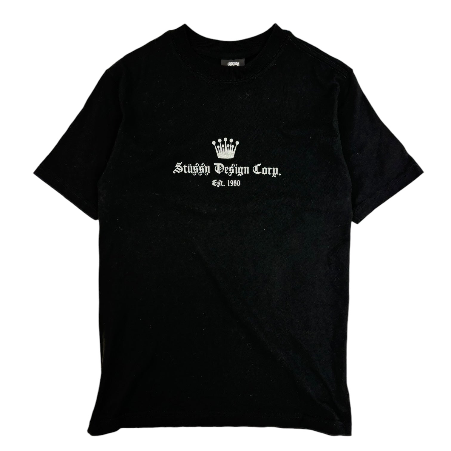 Stussy Design Corp. Crown T-Shirt Black