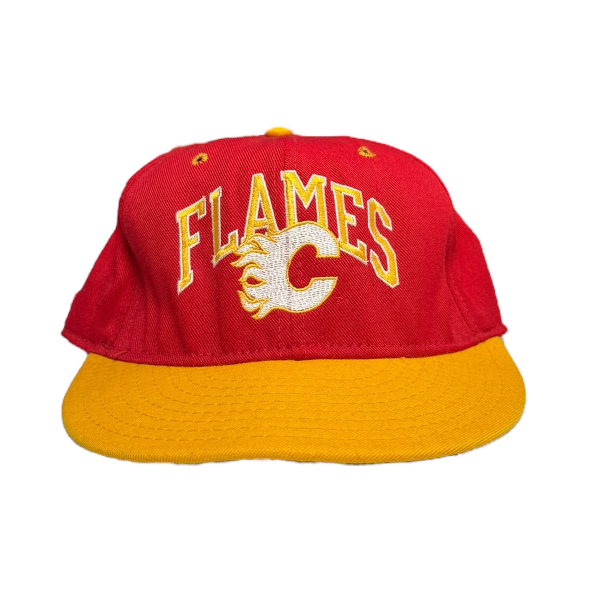 Vintage Calgary Flames Classic Colours SnapBack