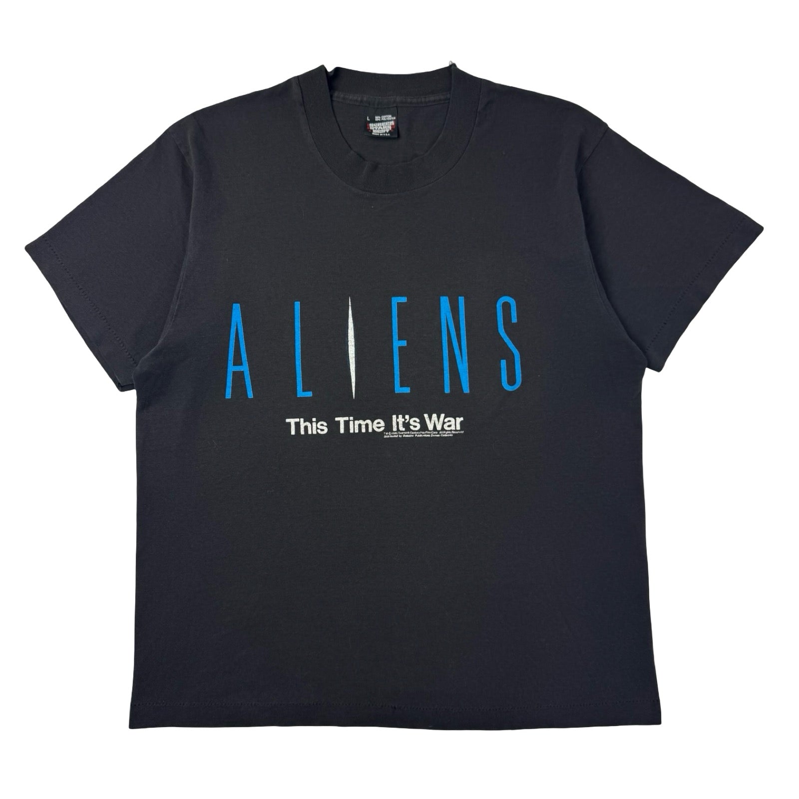 1986 Aliens “This Time It’s War” Movie Promo T-Shirt