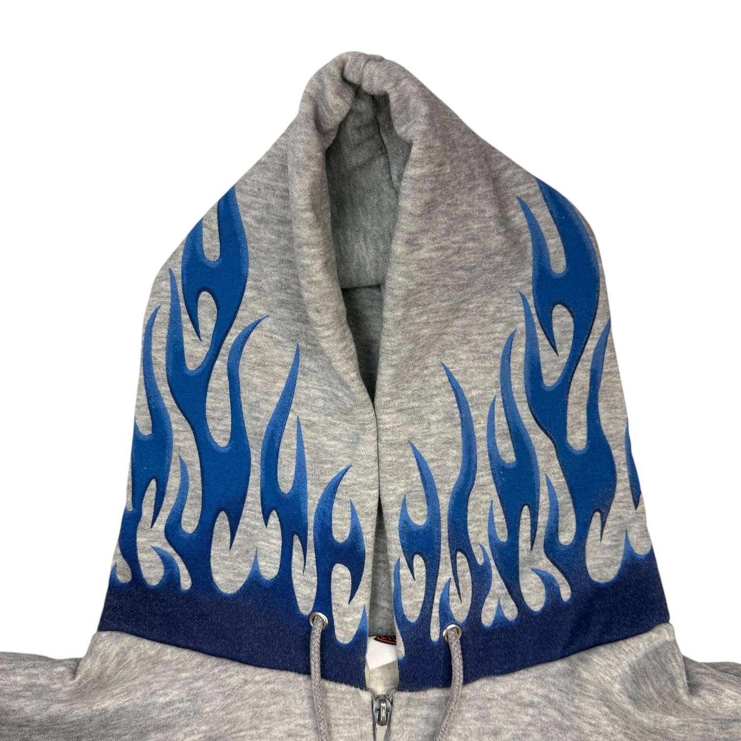 Vintage Harley Davidson Of Prince George Flame Hoodie Grey