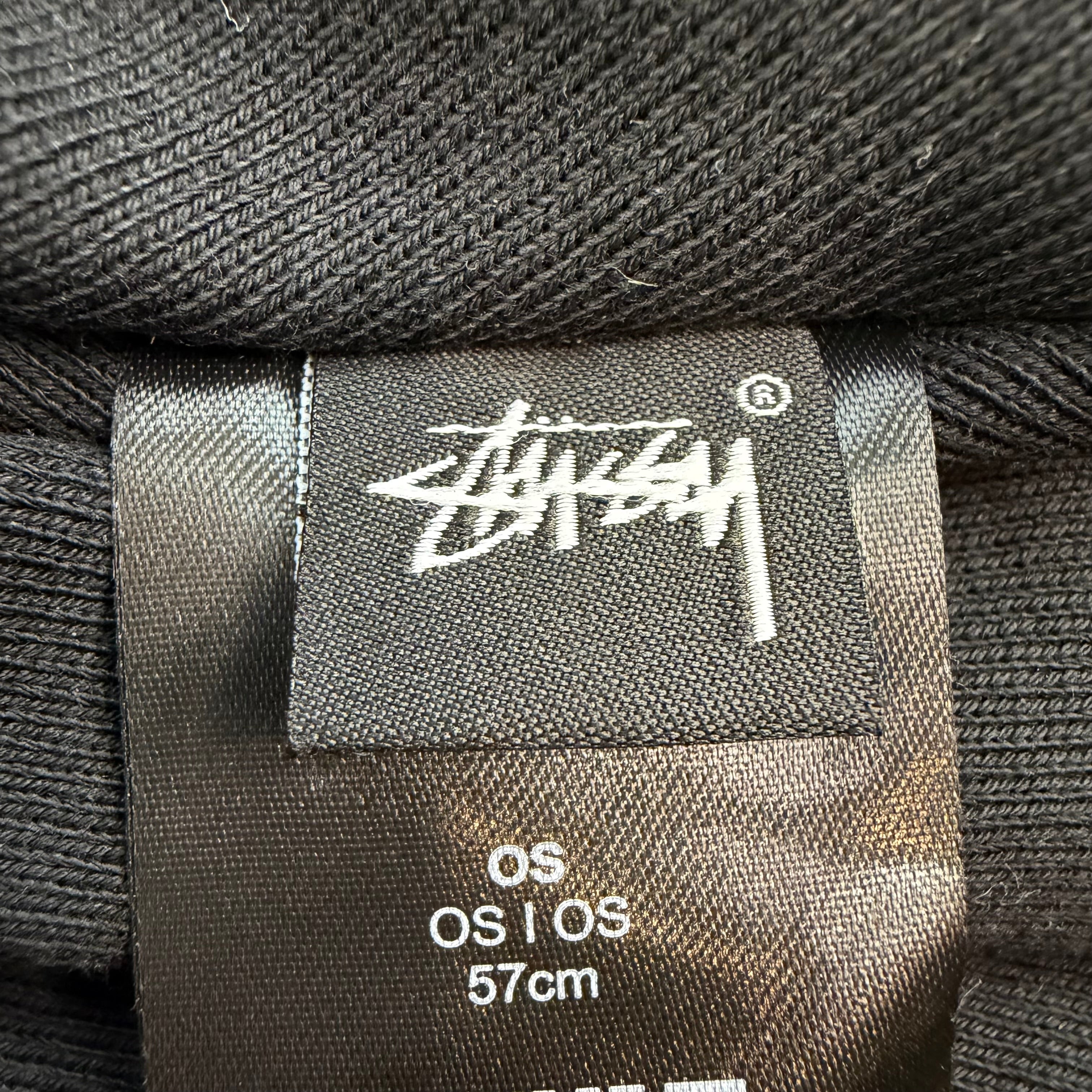 Stussy Logo Skullcap Black