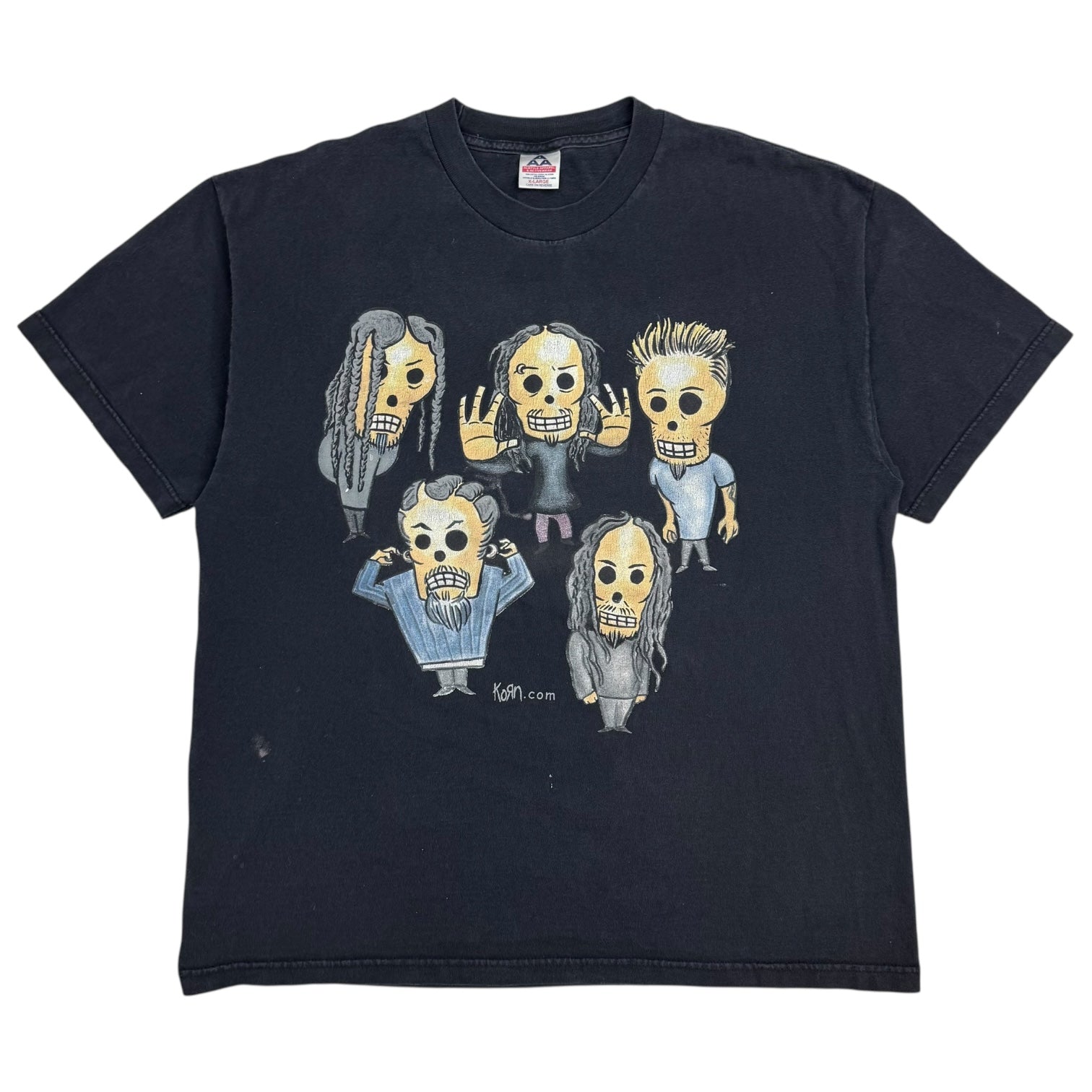 2000 Korn El Dia De Los Korn Tee Black