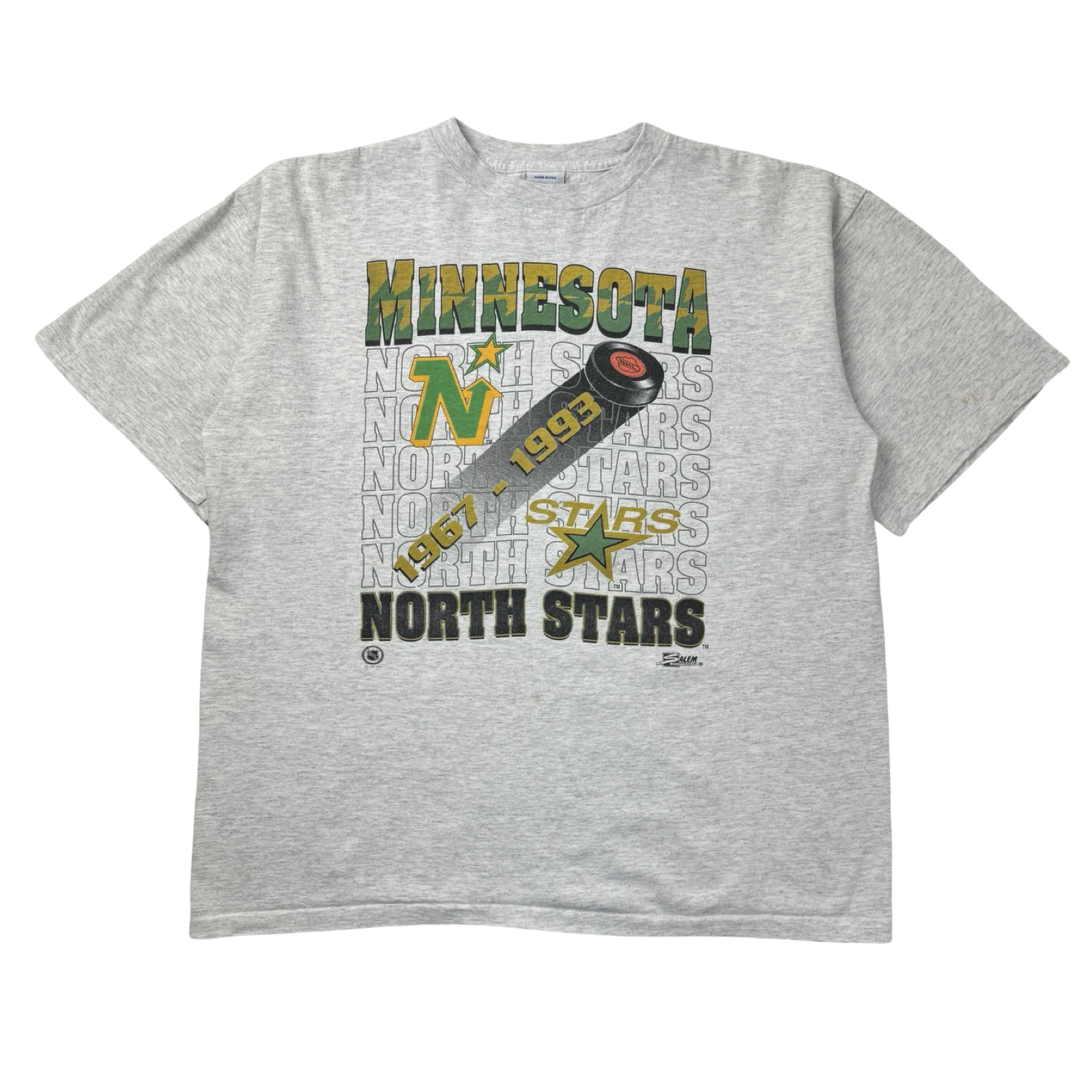 1993 Minnesota North Stars NHL Salem T-Shirt