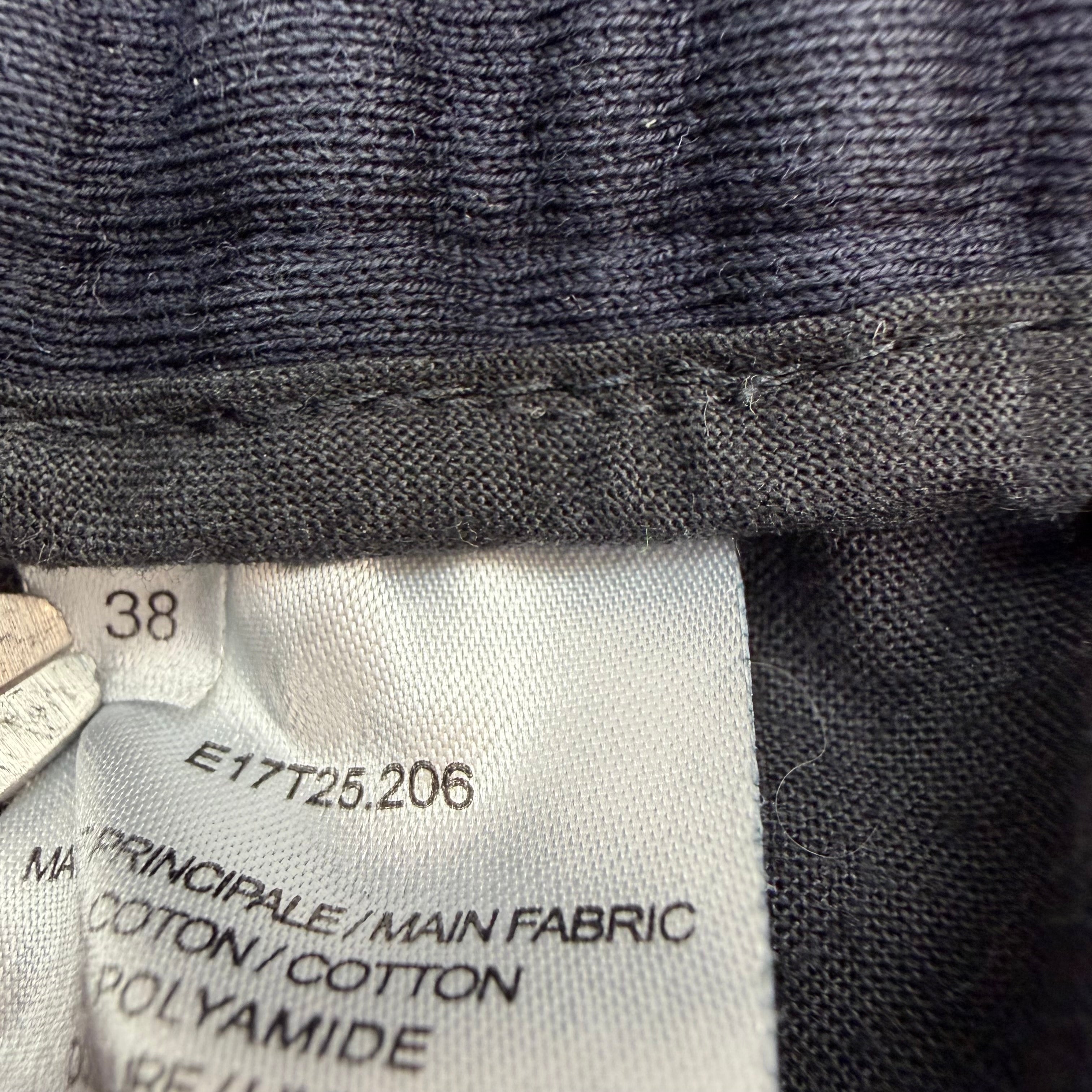 AMI Paris Cotton Trousers Dark Navy