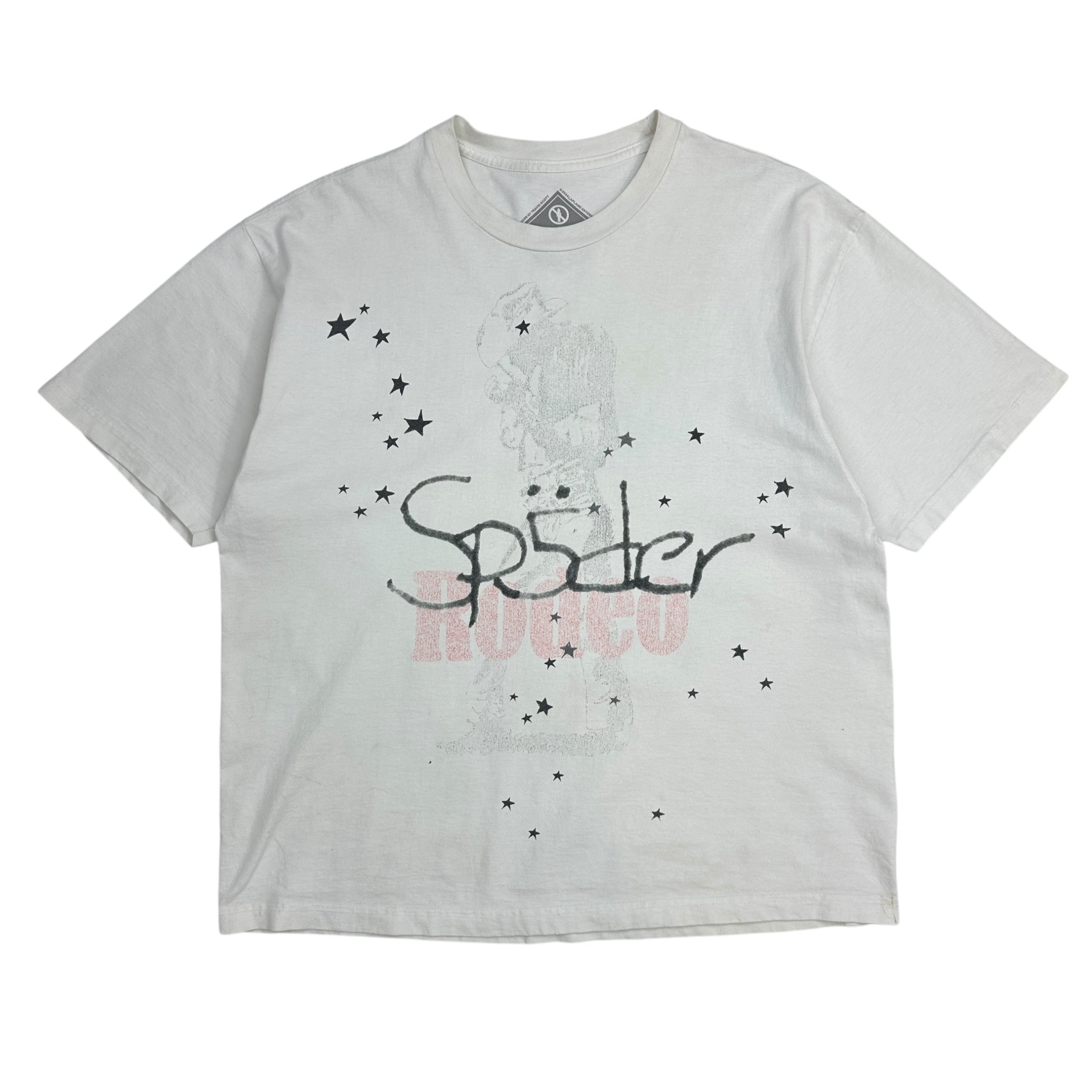 Travis Scott x Sp5der Final Days Of Rodeo Tee White