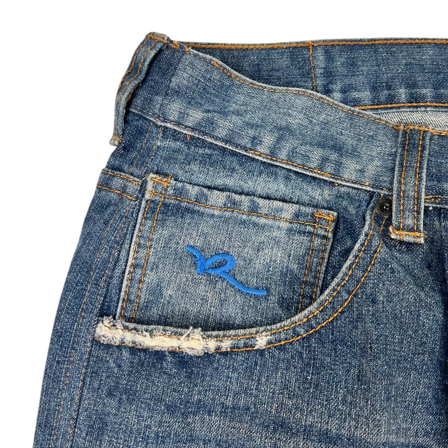 Rocawear Classic Fit Straight Leg Jeans Medium Blue Wash