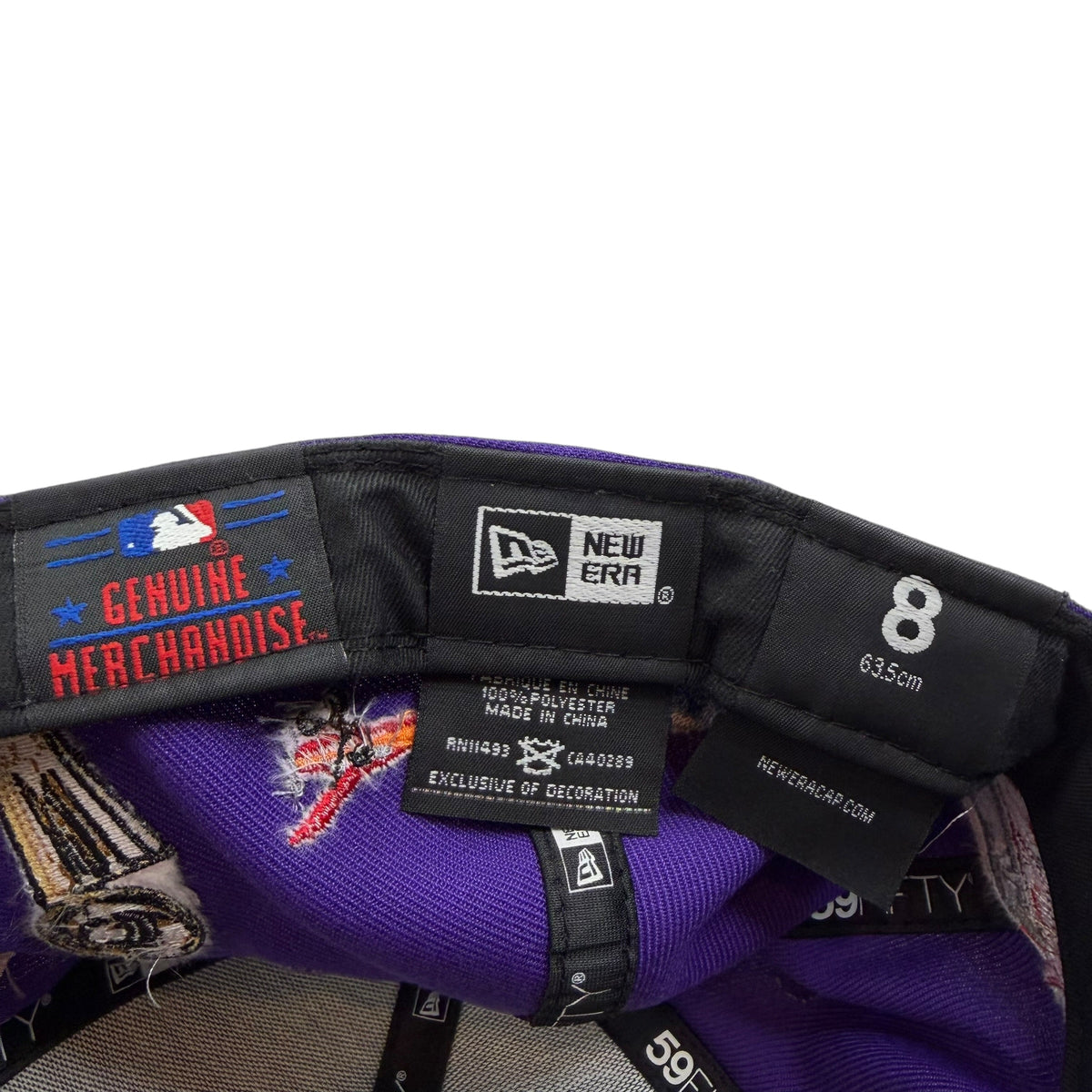 Just Don x Better Gift MLB LA Dodgers Purple Fitted Hat Purple