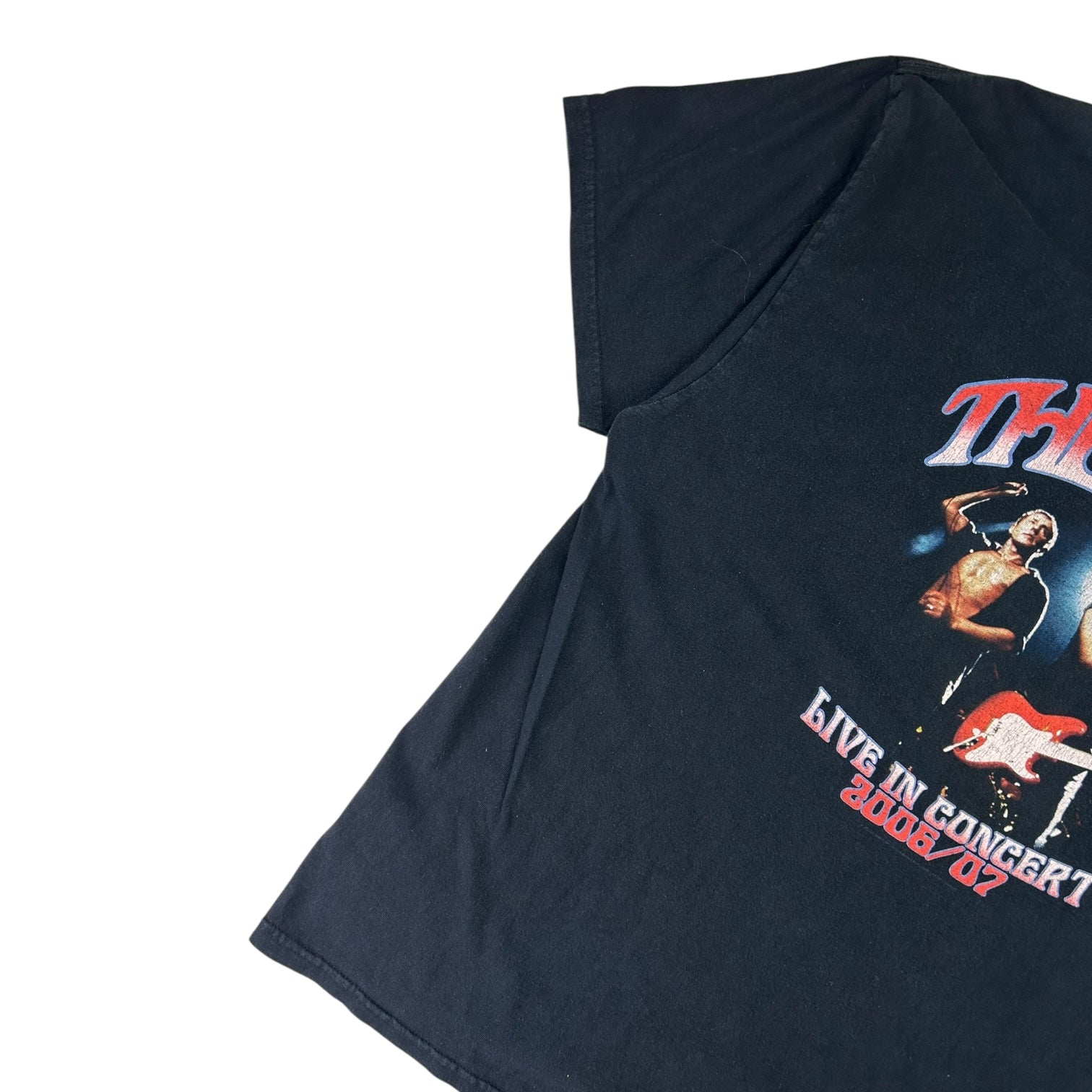 Vintage The Who Band T-Shirt Black
