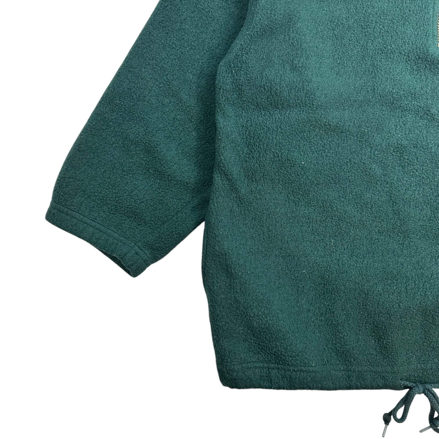 Vintage Quarter Zip Fleece Green