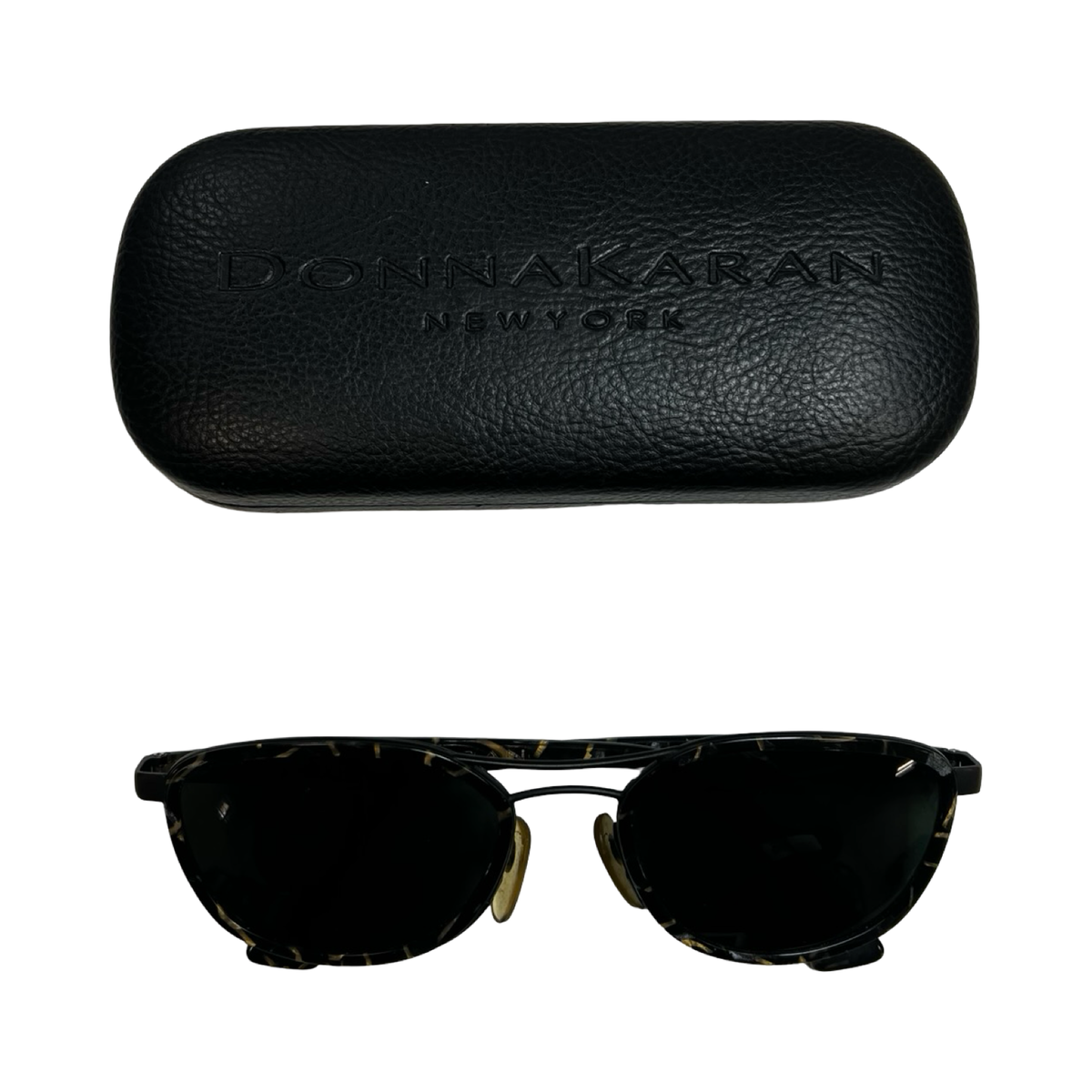 Vintage Donna Karan Tortoise Shell Sunglasses